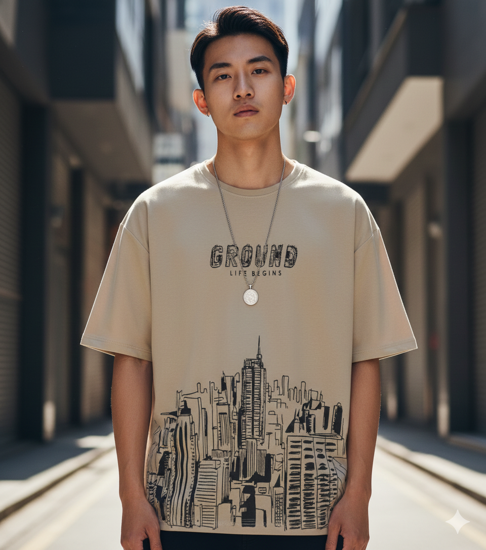 Fukrey "City Limits" Graphic Oversize